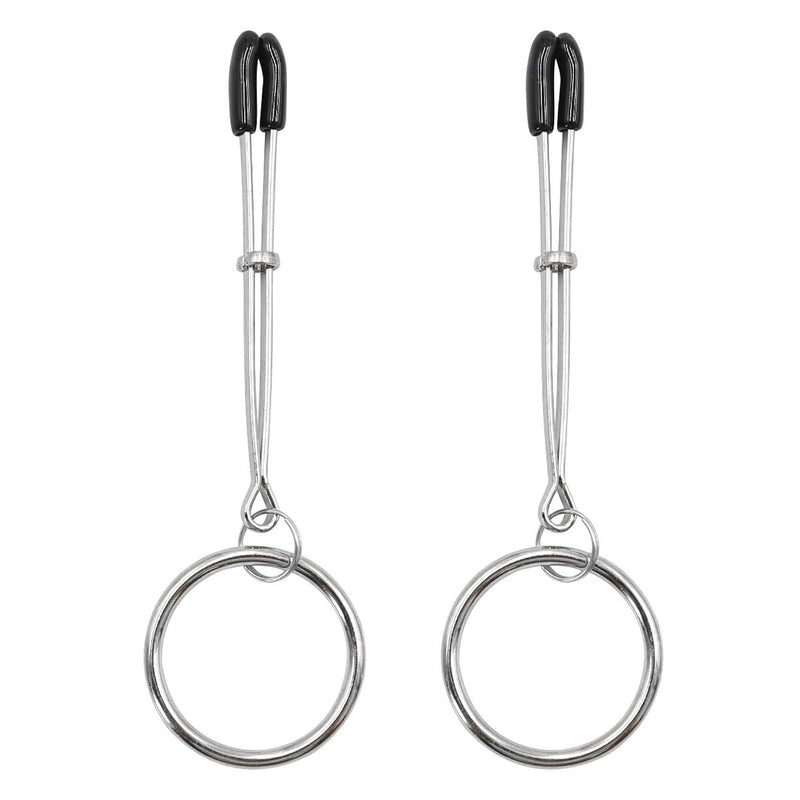 Long Metal Nipple Clips, SM Adult Tool for Repeated Use, Nipple Sex Toys