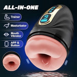 Male Sex Toy For Men - Male Masturbator Penis Trainer Adult Toys, App Control Sex Toys For Men, Mouth-Wrapped Men'S Sex Toy With Heating Rod, Lcd, Sex Machine Adult Sex Toys & Games