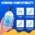 Jutame Water Based Lube (16.91 Fl Oz) Personal Lubricant for Men, Women