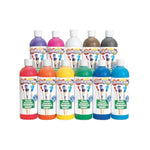 11 Color Tempera Paint Set, 16 oz Each, Washable & Non-Toxic for Kids