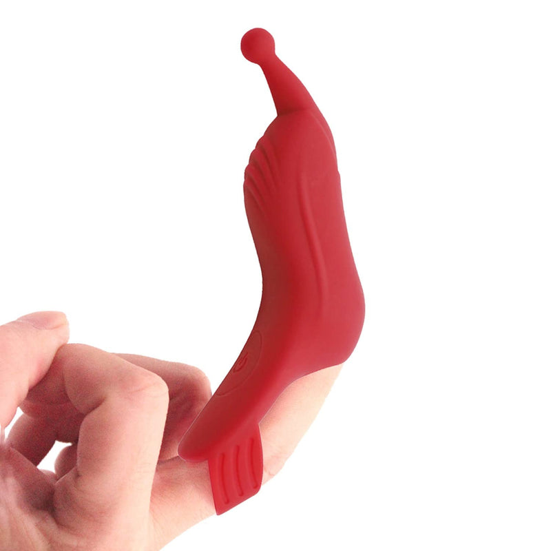 G-Spot Finger Clit Anal Nipples Vibrator, Female Masturbation Massage Adult Sex Toys, Waterproof Rechargeable Multi-Frequency Vibrator