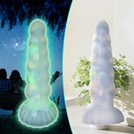 Luminous Realistic Monster Dildo, Huge Silicone Thick Anal Dildo Plug With Suction Cup For Hands-Free, Alien Dildo Clitoral Vaginal G-Spot Stimulation Adult Sex Toy For Women & Men
