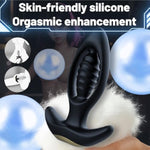 Vibrating Butt Plug, Rechargeable Anal Plug With 9 Vibration Modes, Remote Control Waterproof Adult Sex Toys & Games Anal Vibrators For Men, Women, Couples, Black (Black)