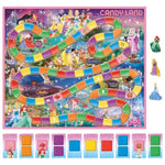 Princess Candy Land Board Game for Kids Ages 3+, 2-3 Player Family Game