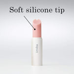 Stick Vibrator For Women, Soft Touch Adjustable Waterproof Speed Bullet Vibrator, Light Pink X White