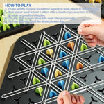 Chain Triangle Chess Game, Geometric Chess Game, Board Games For Family Night, Family Games For Kids And Adults, 2 To 4 Players