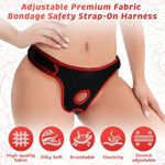 Strap On Harness Adult Sex Toys, Comfortable Elastic Neoprene Strapon Harness, Soft Skin-Friendly, Adjustable Velcro Straps, For Men, Women, Lesbian Couples, Pegging Play, Fits Waist 23''-54''