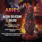 8.89In Red Monster Dildo, Fantasy Anal Thick Silicone Butt Plug, Gay Sex Toys, Soft Alien Dildo With Suction Cup For G&P-Spot, Adults Anal Sex Toys For Women Men Couples