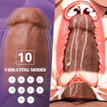 8.67 Inch Thick Giant Huge Big Large Vibrating Dildo With 10 Vibration Modes,Realistic Fat Girthy Black Anal Strap On Dildo With Strong Suction Cup, Adult Sex Toy For Men Women Couples Gay