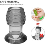 3 Piece Threaded Anal Plug For Women Adult Sex Toy For Couples Hollow Anal Toy With Lid Anal Stimulator For Women And Men Transparent Butt Plug Anal Trainer (Grey)