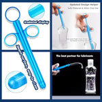 Anal Plug Pull Beads - 100% Silicone, Gradual Size Increase, Safety Pull Ring - Easy To Clean Anal Toys, Anal Beads, Adult Sex Toys Massager With Lubricant Syringe, Enema Balls For Couples And Couples