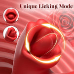 Vibrators Adult Sex Toys For Women, Tongue Dildo Rose Sex Toy With 7 Licking & Flapping Modes, 7 Vibrations Thrusting Vibrator, G Spot Vibrator Clit Stimulator Adult Sex Toys Couple Sex Toy