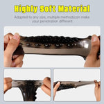 Reusable Sleeves Girth For Men Extender Enlarger Extension Cook Enhancer Ball Stretch Sleeve Girth Best Gift-2025(Transparent+Black-2Pcs)