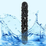 Crystal Glass Anal Butt Plug,Anal Plug Sex Toys With Bumps Prostate Massager Anal Dildo Anal Trainer Toys For Women Men Couples Anal Expander Buttplug Analplug (Black)