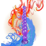 Super Long Anal Beads,Long Anal Beads Vaginal G-Spot Deep Stimulation Dildo Anus Masturbation Massage Butt Plug With Strong Suction Cup Anal Beads Butt Plugs Anal Plug For Women Men (Purple)