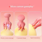 10 Frequency Breast Vibrator Electric Shock Massage G-Spot Stimulation Sucking Device Bdsm Couple Flirting Female Nipple Toys