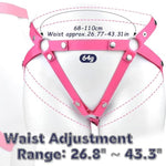 Male Anti-Off Chastity Cage Strap Penis Cage Accessories, Pu Auxiliary Elasticity Belt With Scrotum Cock Rings, Three Way Elastic Bondage Sm Sexy Underwear Belt Sex Toys For Gay Men (Pink)