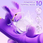 Vibrator Adult Sex Toys For Women - 4In1 G Spot Vibrator With 10 Vibrating 10 Tapping & 7 Flapping, Female Sex Toys For Clitoral Nipple Stimulator, Vibrators Dildo Sexual Pleasure Tools Games