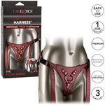 Her Royal Harness The Regal Queen Adjustable Designer Bdsm Probe Strap On Thong Harness Sex Toy Lingerie For Couples And Women, Red, 1 Count
