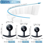 3Pcs Silicone Anal Plug,Anal Toys With Stimulating Beads,Anal Sex Toys For Men And Women, Silicone Material Anal Toy,Anal Plugs For Effective Anal Training And Sexual Pleasure(Black)