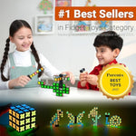 Magnet Cube 3X3 - 30 Blocks, 240 Magnets, Multipurpose: Creative Building Blocks, Transformable Fidget Spinner, Puzzle/Infinity Cube, Christmas Stocking Stuffers Gift For Kids, Glowing Stem Toy