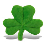 Green Shamrock Plush - Cute Good Luck Charm Decorative Ornament For Teddy Bear Stuffed Animal, Party Decorations And Crafts, Four Leaf Clover Plush Toy - 4 Inches