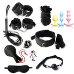 13 Pcs Bdsm Restraints Kit Sex Toys Bondage Restraints Set For Beginner Handcuffs Anal Plugs For Adult Couples Sm Games