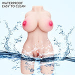 Male Masturbator Mini Sex Doll For Men, 3-In-1 Female Torso Love With Realistic 3D Texture Vagina & Tight Anus Men Pleasure, Sex Dolls Realistic Pocket Pussy Adult Sex Toy Orgasm (Flesh, 6.6Lb)