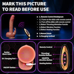 Thrusting Dildo Vibrator Sex Toys, Realistic Dildo For G Spot Clitoris Stimulation With 7 Thrusting & 10 Vibration & Heating Mode, Remote Control Silicone Vibrating Adult Sex Toys & Games