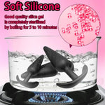 4Pcs Silicone Anal Plug Trainer Set For Beginners To Advanced Player Anchor Design Anal Plug Set For Comfortable Long-Term Wear Backdoor Training Set For Men Women Couples (4Pcs) Fba