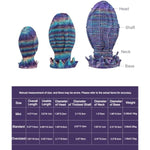 Anal Plugs Silicone Dildo, Suction Cup Sex Toy For Hands Free Play Trainer, Waterproof Massage For Women Men Masturbation, 5.57 Inches