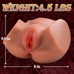 Sex Doll For Men With Fake Pussy, Male Sex Toy With Realistic Pussy Anal, Realistic Male Masturbator With 3D Tight Vagina Channel, Lifelike Body Love Dolls Pocket Pussy For Masturbation