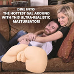 Bangin Betty Stroker, Realistic Male Masturbator With Dual Entries, Life Size Vagina And Anal Sex Toy, Soft And Textured Tpe, Open Ended Design For Easy Cleaning, Adult Toy For Men