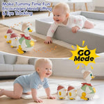 Baby Toys 6-12 Months Musical Dancing Duck Toy Set With Mama And Babys Tummy Time Toys, Crawling And Interaction Modes 1 Year Old Girl Boy Baby Stocking Stuffers