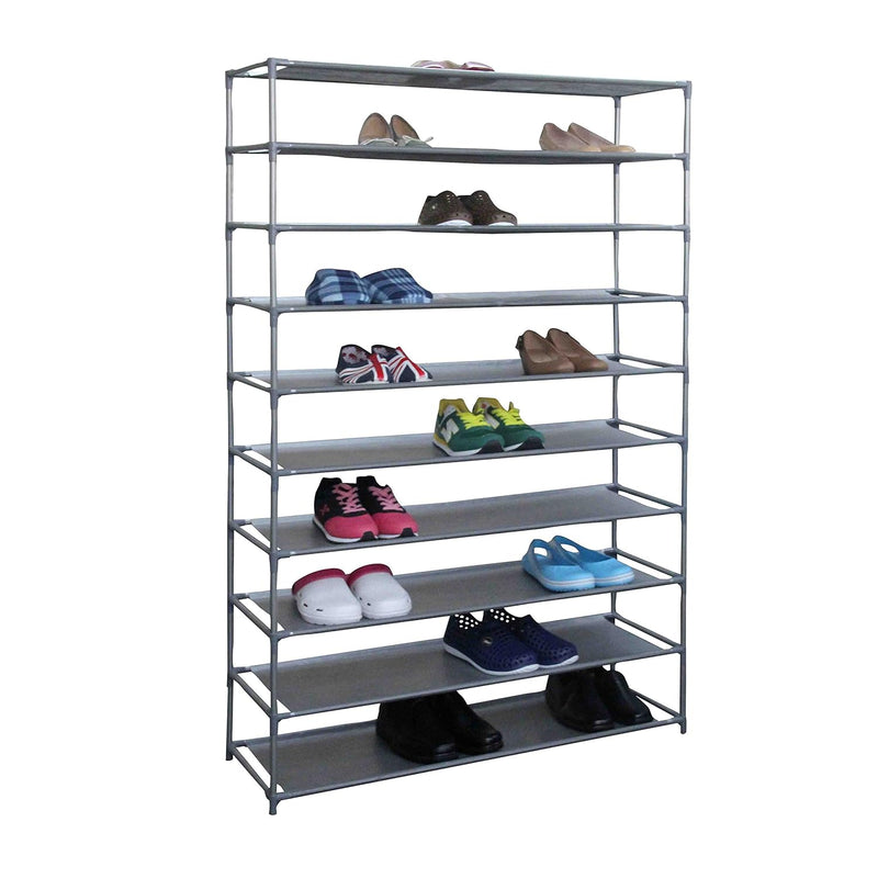 Free-Standing Shoe Rack (10-Tier Wide)