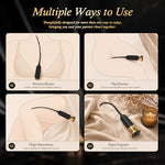 Sounding Rods Urethra Vibrator Male Sex Toys, 10 Vibration Modes Male Prostate Massager, IPX6 Waterproof Silicone Penis Plug, Urethral Stimulator Adult Toys for Men & Couples