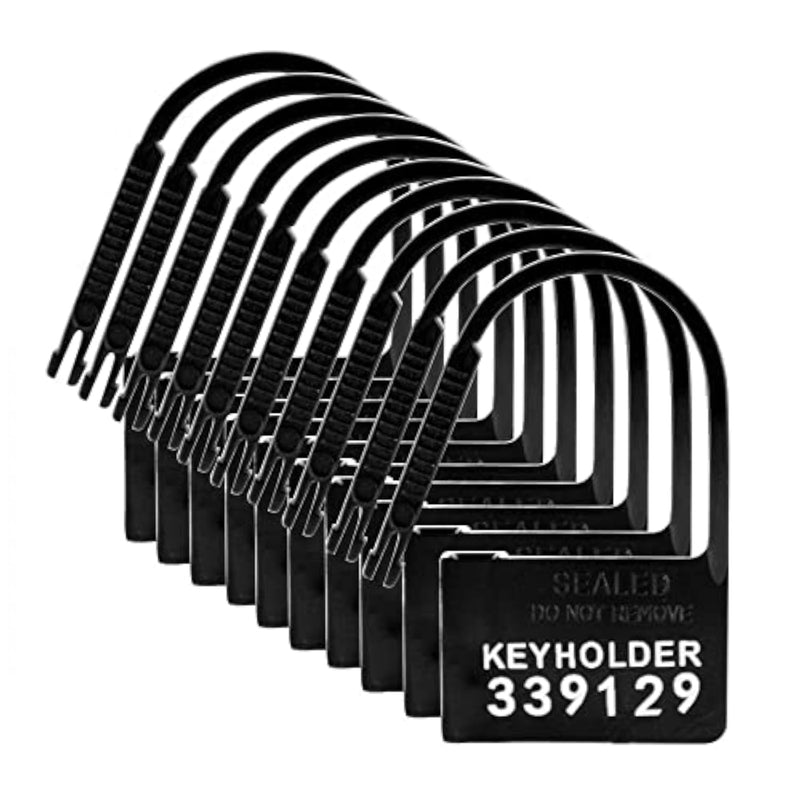 10 Pack of Individually Numbered Plastic Chastity Locks for Secure Use