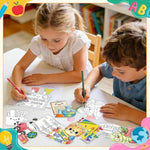 30 Pcs Back to School Coloring Magnet Craft Kit, DIY Welcome Back Classroom Activity