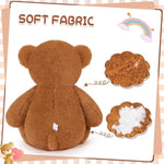 Giant Teddy Bear 47" Stuffed Animals Plush Toy, 4 Feet Cute Life Size Big Soft Bear For Boy Girl Birthday Valentine Mother'S Day, 5Lbs, 120Cm, Dark Brown