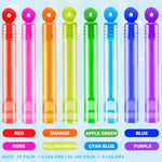 Christmas Stocking Party Goodie Bag Stuffer Fillers For Kids, 32 Pack Mini Bubble Wand Toys Gifts For Toddlers, Small New Years Basket Pinata Birthday Party Favor Supplies Classroom School Stuff Prize