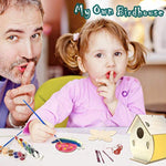 4 Pack DIY Bird House Wind Chime Kits for Kids Ages 8-12