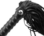 Leather Hand Paddle Whip – Short Studded BDSM Spanking Paddle for Role Play & Bondage