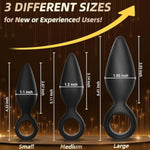Anal Plug Sex Toys 3 Pcs Butt Plug Trainer Kit For Men Women For Beginners, Advanced Users, Anal Dildo Training Kit Adult Toys With Flared Base Prostate Long-Term Wear, Sex Toys For Couples