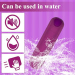 Upgraded Portable Cordless Handheld Massager with 10 Quiet Modes and Soft Silicone Design, Perfect for Travel or Home Use