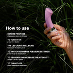 Gigi 2 G Spot Vibrator For Her, Personal Massager, Powerful G Spot Toy With 8 Vibration Patterns For Mind Blowing Fun, Adult Toy, Pink