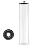 Penis Pump Vacuum Cylinder 9 * 2In With 1 Black Silicone Base Ring