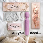 LuLu Vibrator, Vibrators, Womens Sex Toys, Female Sex Toy, Vibrater, Mini Vibrator Wand, Sexy Toys, Sexual Pleasure Tools for Women, Sextoy, Wand Vibrator - Pink