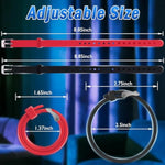 Adjustable Cock Ring For Erection Enhancing, Soft Silicone Penis Ring For Long Lasting Stronger, Snap-On Strap Ensures Comfortable Fit, 2Pcs Reusable Adult Sex Toys For Men Or Couple Pleasure