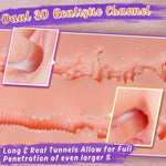 Sex Butt Ultra Soft Male Sex Dolls Male Masturbators Extremely Realistic Male Sex Buttocks 3Dtextured Vagina And Anal Channels Adult Sex Toys & Games (10Lb-Flesh)