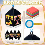 24 Set Eid Mubarak Suncatcher Craft Kit, DIY Ramadan Lantern Decorations for Kids